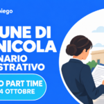 Grafica del Comune di Sannicola per un incarico part time da funzionario amministrativo