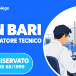 Grafica INFN Bari per un posto da collaboratore tecnico riservato all’articolo 18 della Legge 68/1999