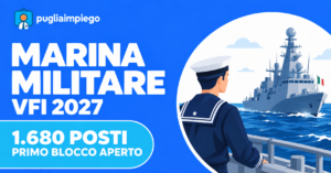 Marina Militare VFI 2027: 2.500 posti, aperto il primo blocco da 1.680