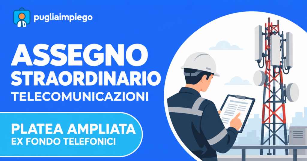 Assegno straordinario telecomunicazioni: platea ampliata ai lavoratori dell’ex Fondo telefonici
