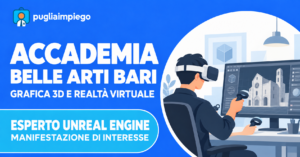 Accademia Belle Arti Bari: manifestazione di interesse per esperto grafica 3D e VR