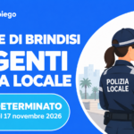 Comune di Brindisi: concorso per 5 agenti di Polizia Locale a tempo indeterminato