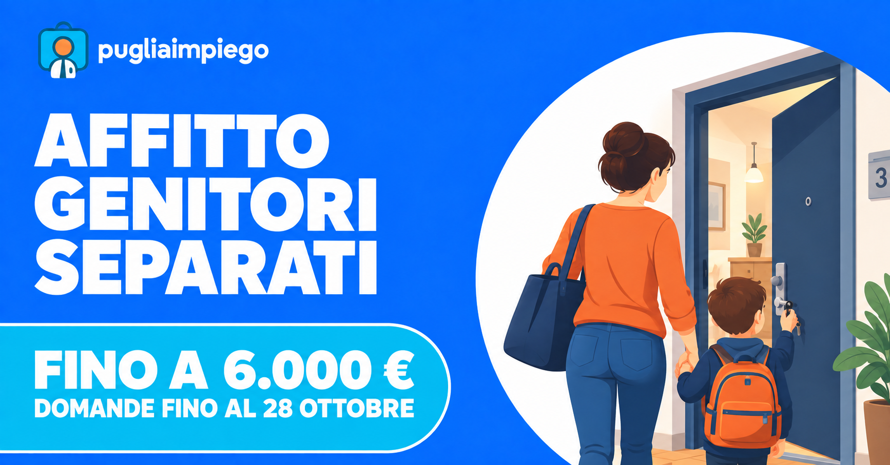 Contributo affitto per genitori separati o divorziati: fino a 6.000 euro, domande entro il 28 ottobre 2026