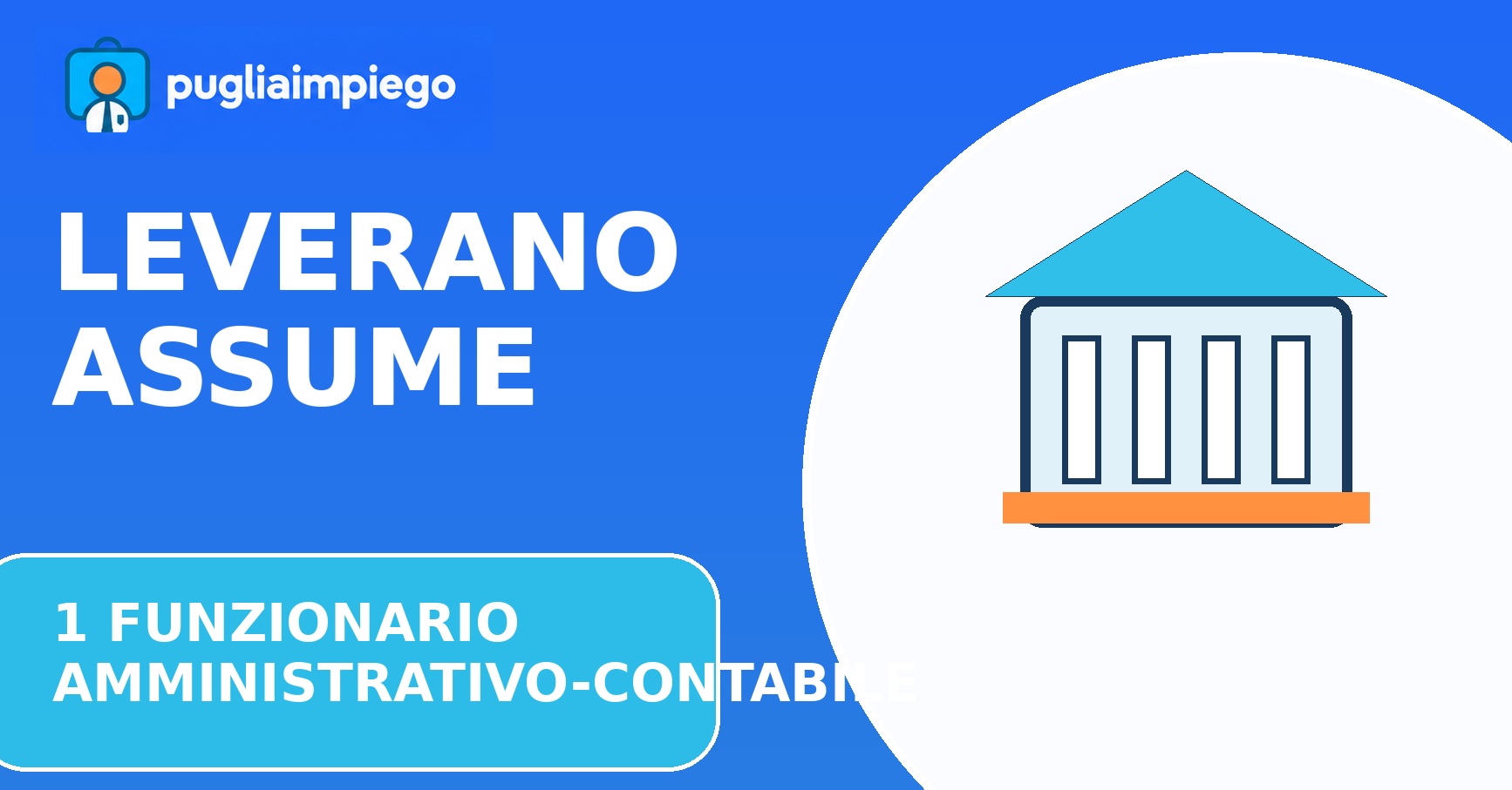 Concorso Comune di Leverano per un funzionario amministrativo-contabile