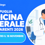 Regione Puglia: ambiti carenti di medicina generale 2026, domande entro il 18 novembre alle 23:59