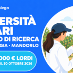 Università di Bari: incarico di ecofisiologia sul mandorlo, tre mesi e 5.000 euro lordi complessivi.
