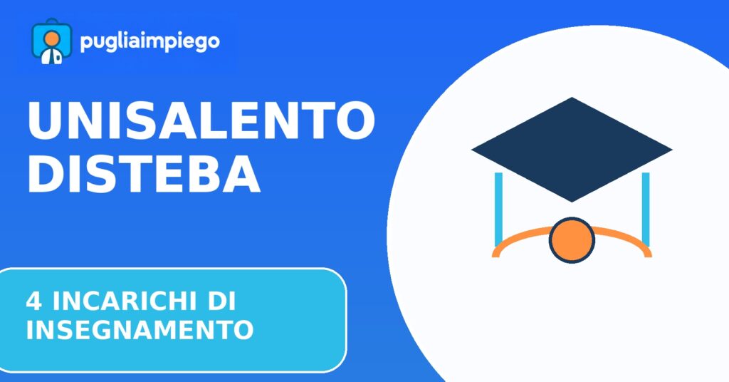 UniSalento DiSTeBA selezione per quattro incarichi di insegnamento