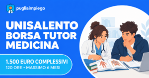 UniSalento: borsa tutor Medicina da 1.500 euro per studenti dal secondo anno