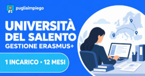 Università del Salento: incarico Erasmus+ di 12 mesi