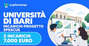 Università di Bari: 2 incarichi SPESCUE da 7.000 euro