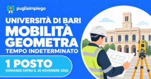 UniBa: mobilità per un geometra a tempo indeterminato