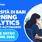 Università di Bari: incarico Learning Analytics, domanda entro il 26 ottobre 2026