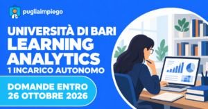 UniBa: incarico Learning Analytics per laureati in Formazione primaria