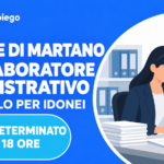 Comune di Martano: interpello per collaboratore amministrativo a tempo indeterminato, 18 ore